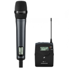 Hire Sennheiser G3 845 hand held wireless microphone with beltpack receiver