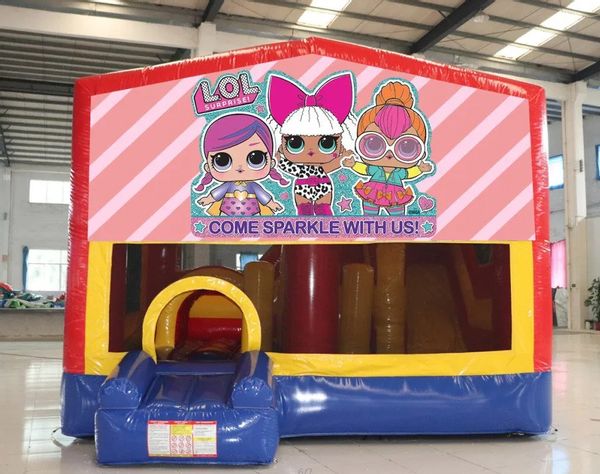 Hire LOL JUMPING CASTLE WITH SLIDE