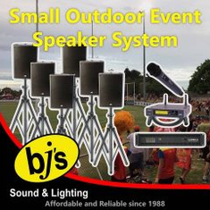 Hire OUTDOOR EVENT SPEAKER SYSTEM – SMALL