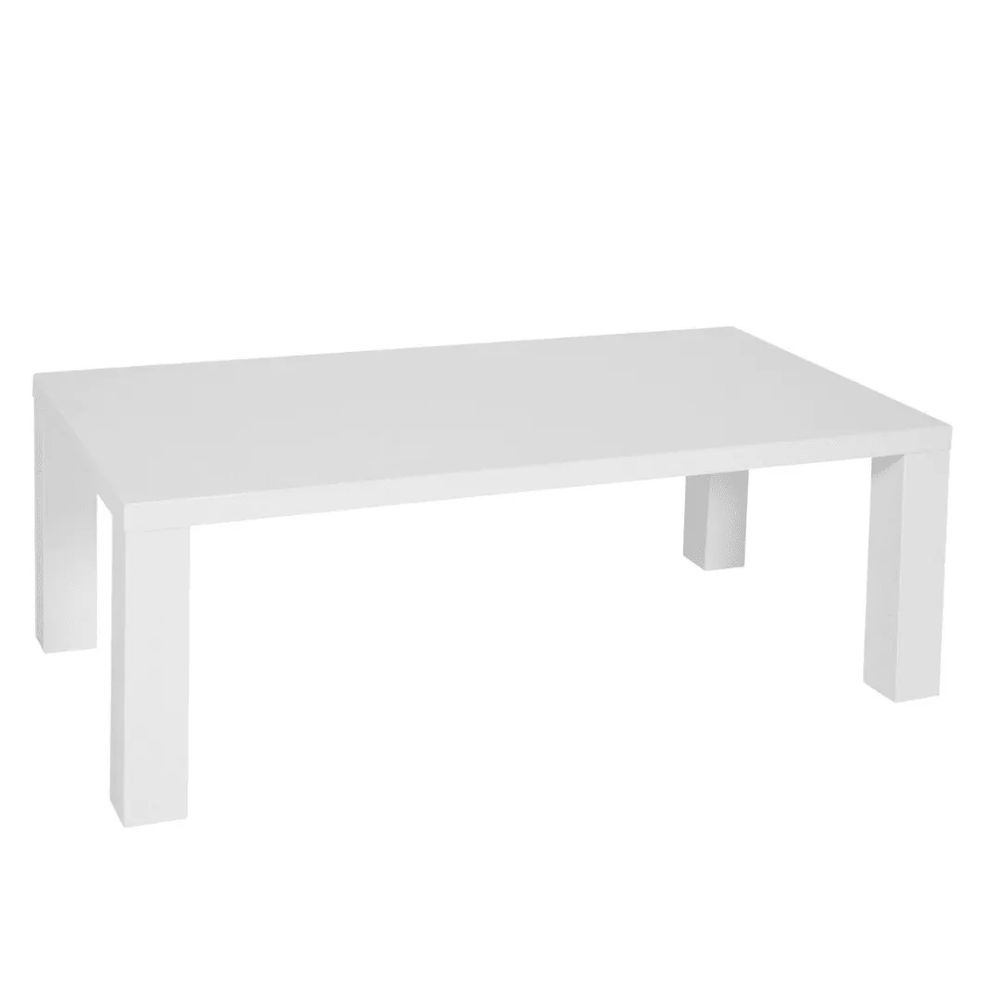 Hire White Rectangular Coffee Table Hire, hire Tables, near Blacktown image 1