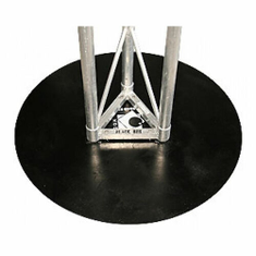 Hire 1m Round 8mm Truss Base Plate
