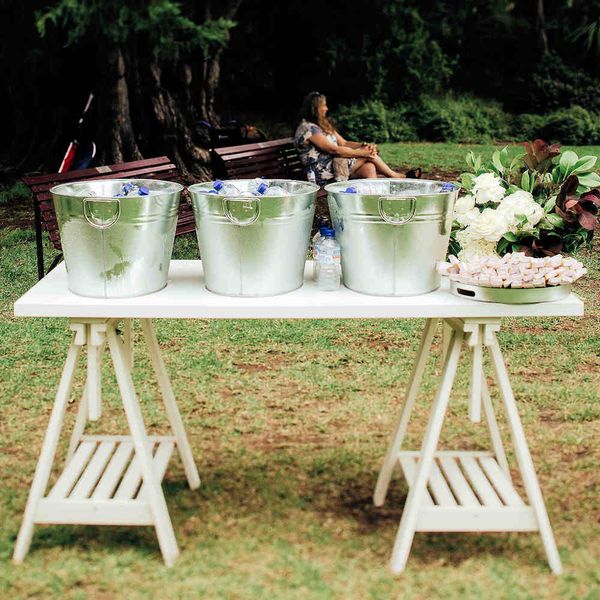 Hire WHITE TABLE WITH A FRAME LEGS, from Weddings of Distinction