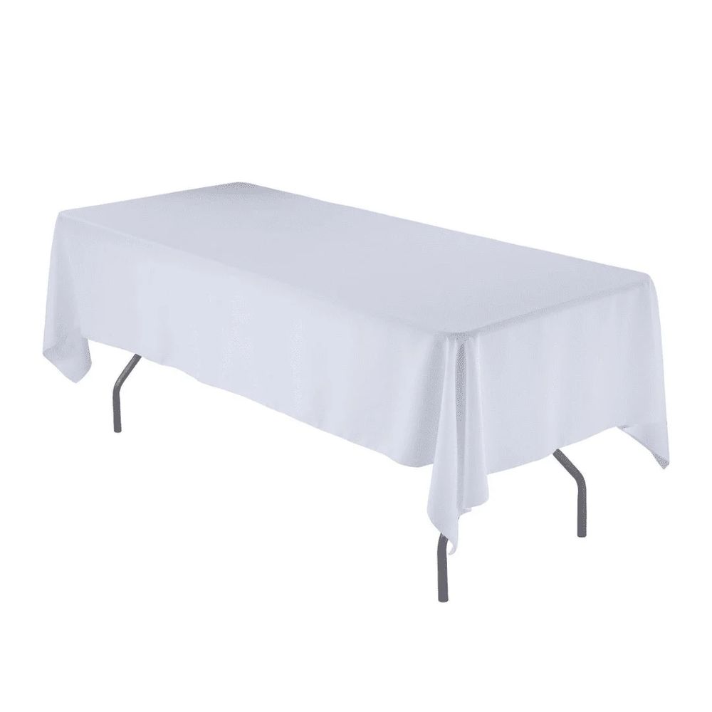 Hire White Tablecloth for Standard Trestle Table, hire Tables, near Auburn