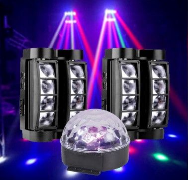 Hire Awesome Disco Lighting  pack, hire Party Lights, near Campbelltown