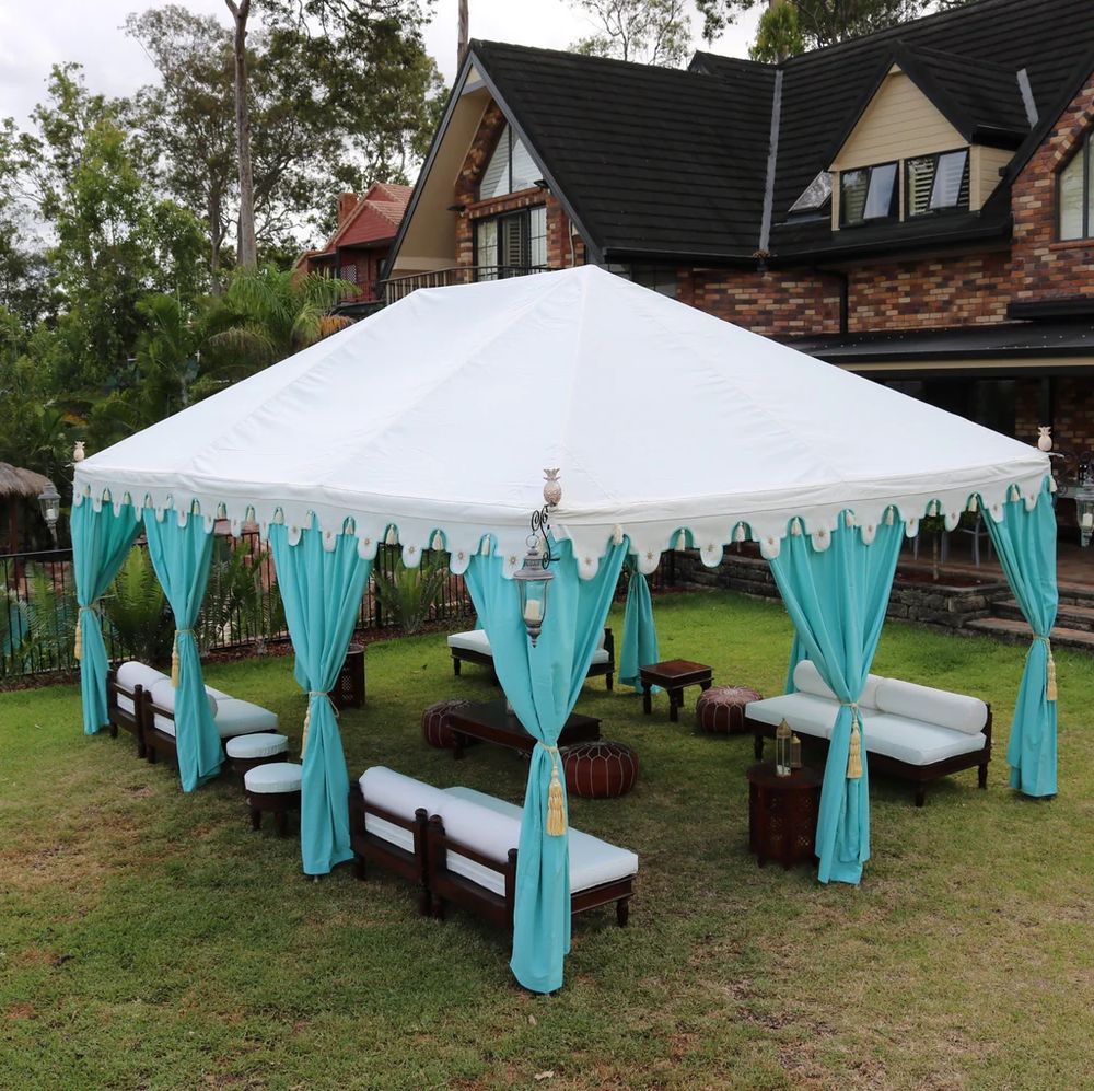 Hire Luxury Marquee Turquoise 6x4m, hire Marquee, near Thomastown image 1