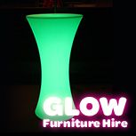 Hire Glow Cocktail Tables - Package 1, hire Tables, near Smithfield