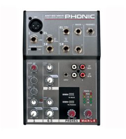 Hire Phonic AM120 mk2, hire DJ Decks, near Claremont