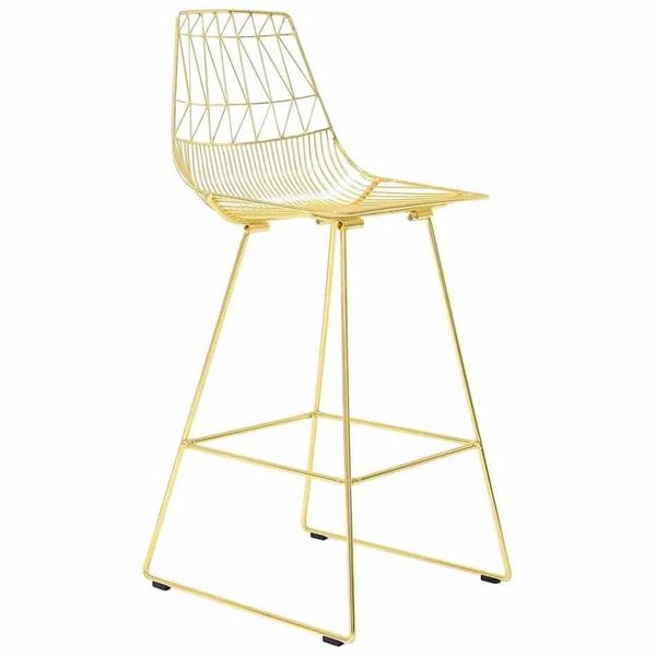 Hire Gold Wire Stool / Arrow Stool Hire