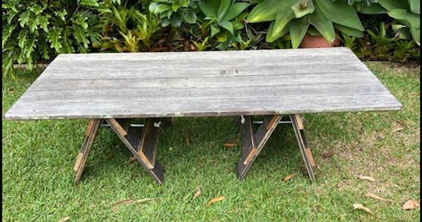 Hire Boho Trestle Picnic Table, in Sumner, QLD