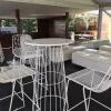 Hire Turquoise Wire Stool / Turquoise Arrow Stool, hire Chairs, near Wetherill Park image 1