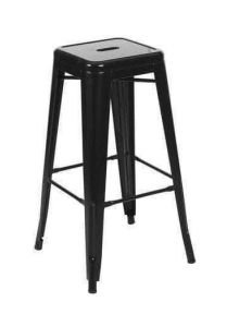 Hire Tolix Cocktail Stool (Black), hire Party Packages, near Bella Vista