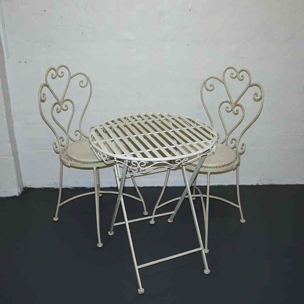Hire ROUND IRON SIGNING TABLE, hire Tables, near Cheltenham
