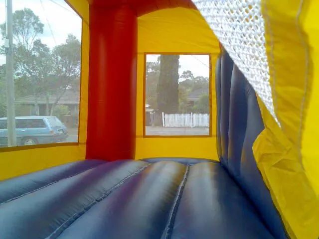 Hire (3.5 x 5m) Small Red Combo Castle, hire Jumping Castles, near Brighton East