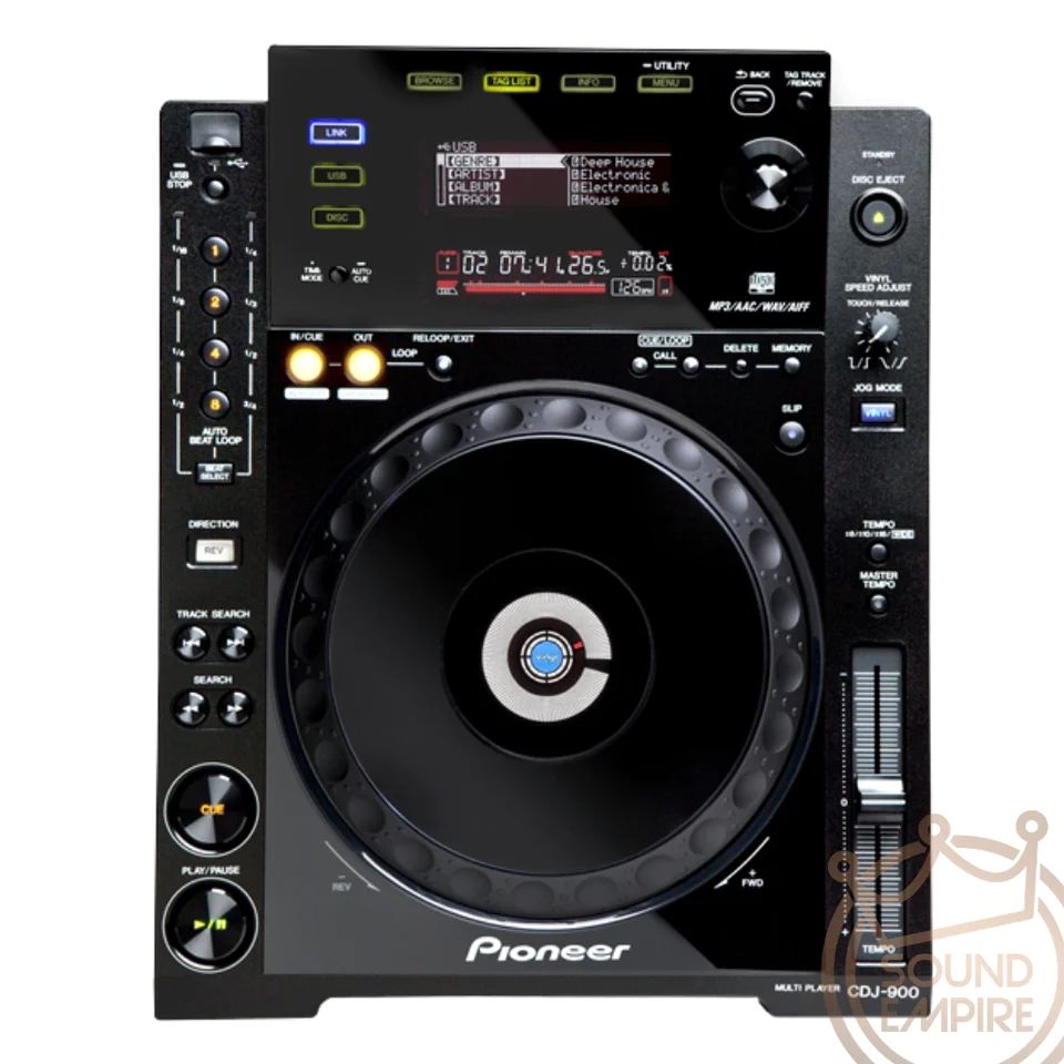Hire PIONEER CDJs-900 CD/MEDIA PLAYER, hire DJ Decks, near Carlton