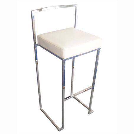 Hire WHITE PADDED BAR STOOL, hire Chairs, near Brookvale