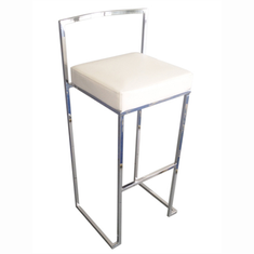 Hire WHITE PADDED BAR STOOL, in Brookvale, NSW