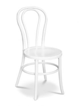 Hire Dining Chair – Bentwood – White, hire Chairs, near Moorabbin