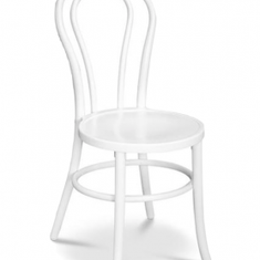 Hire Dining Chair – Bentwood – White, in Moorabbin, VIC