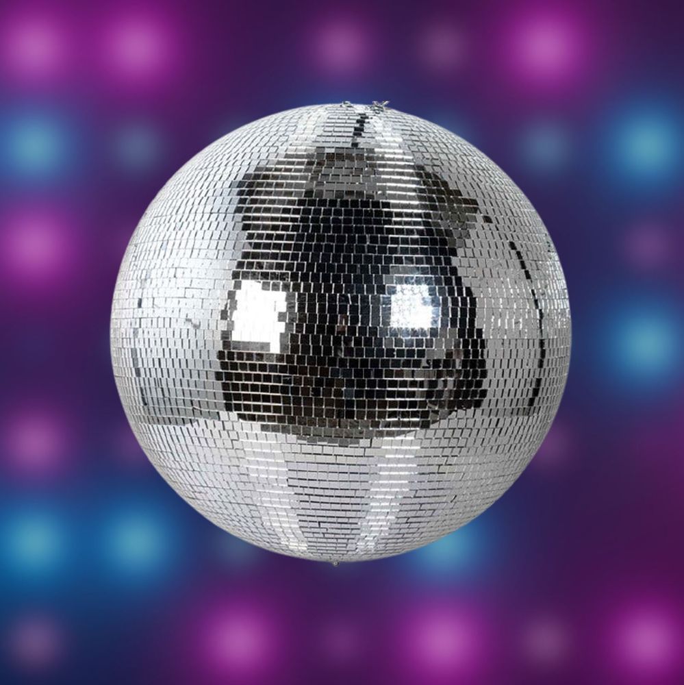 Hire 60cm Disco Ball w/ Motor, hire Party Lights, near Pymble image 1