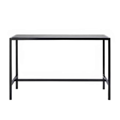 Hire Black Rectangular Tapas Table Hire – Black Top