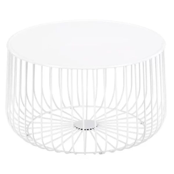 Hire White Wire Coffee Table Hire