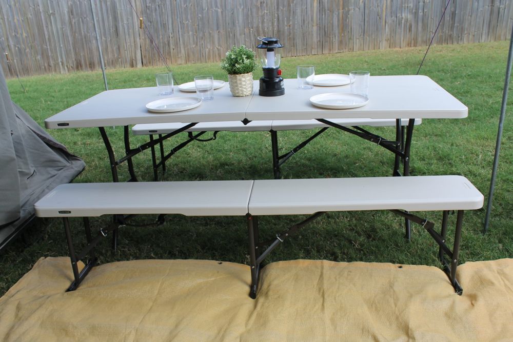 Hire Table and Bench Seat Set, hire Tables, near Sumner