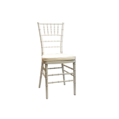 Hire Tiffany Chair – White, in Ferntree Gully, VIC