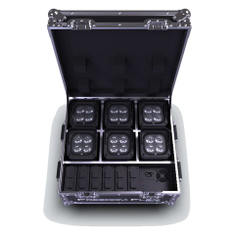 Hire CHAUVET DJ FREEDOM FLEX H4 IP BATTERY WASH UPLIGHTS (PACK OF 6), in Ashmore, QLD