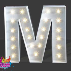 Hire LED Light Up Letter - 60cm - M