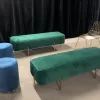 Hire Ivy Green Velvet Ottoman Bench Hire, hire Chairs, near Wetherill Park image 2