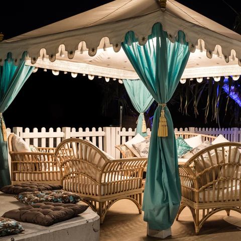 Hire Luxury Cabana 3x3 Metre Turquoise, hire Miscellaneous, near Brookvale image 2