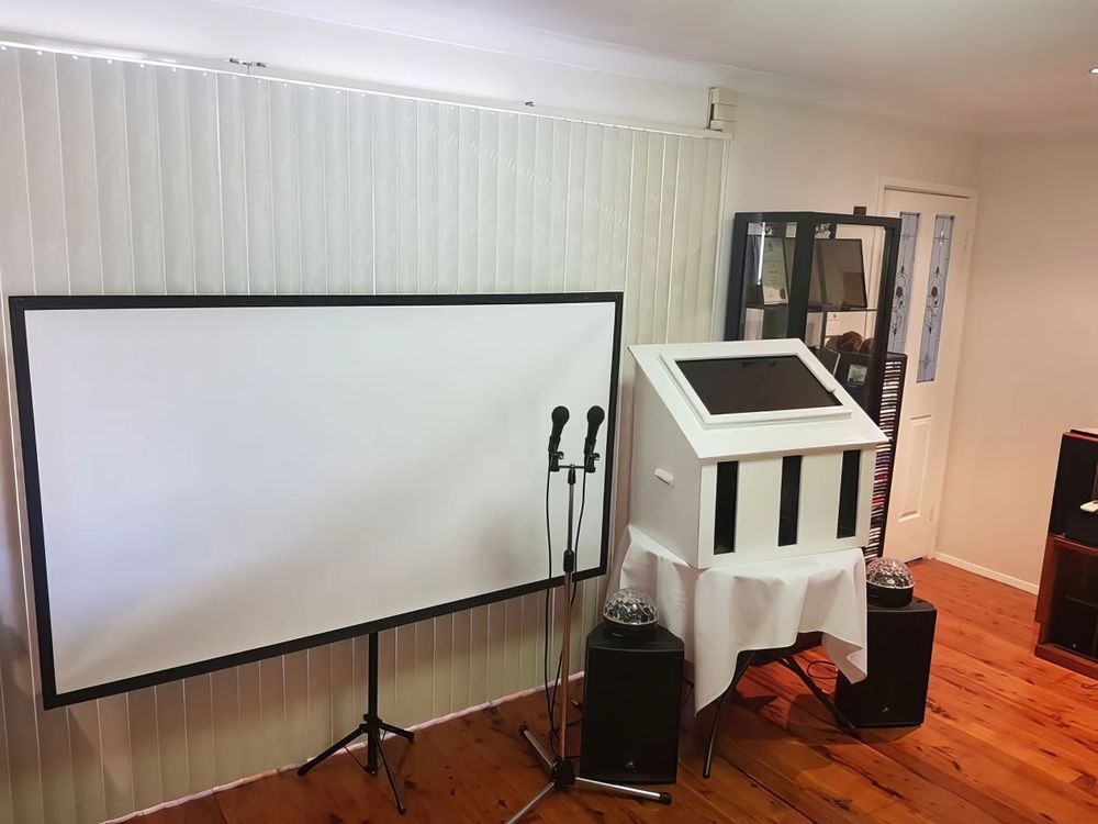 Hire Pkg 3: Jukebox Karaoke, Projector & Screen, hire DJ Decks, near Auburn image 1