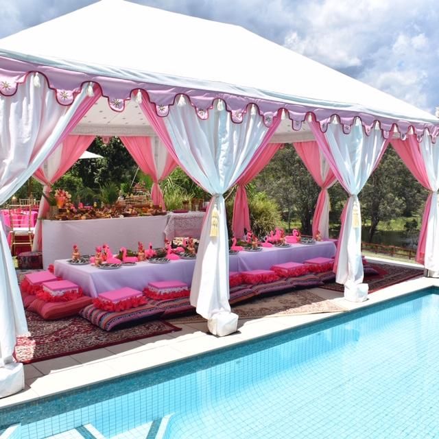 Hire Luxury Marquee Pink 6x4 Metre, hire Marquee, near Thomastown image 1