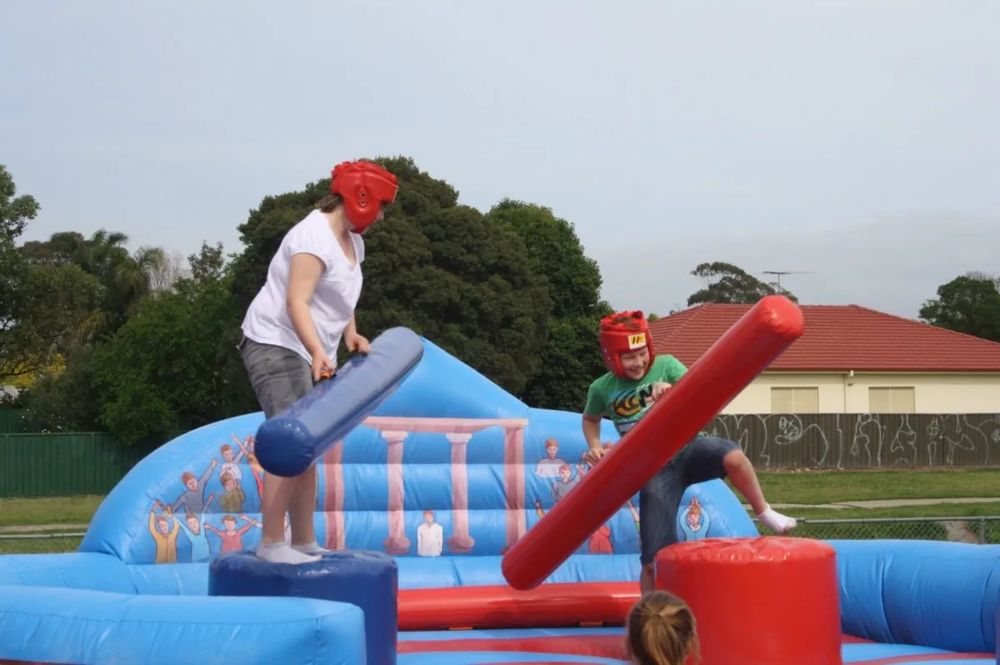 Hire KIDS AND ADULTS FROM 6 UP GLADIATOR 5X5, hire Jumping Castles, near Doonside