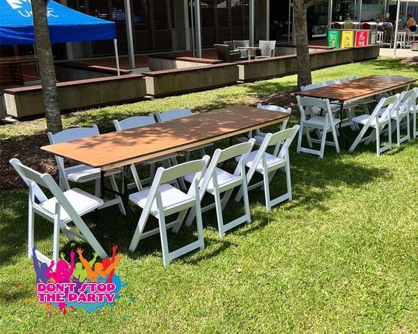 Hire Trestle Table - Rectangular 1.8Mtr, from Don’t Stop The Party