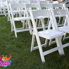 Hire Plastic Chair White - Budget