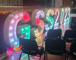 Hire LED Light Up Number - 120cm - 8, hire Party Lights, near Geebung image 1