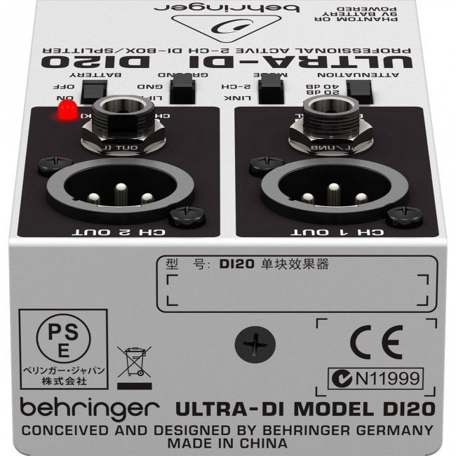 Hire Behringer Ultra-DI DI20 Hire, hire Miscellaneous, near Kensington image 2