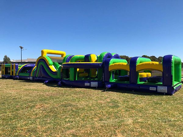 Hire Retro Challenge Obstacle Course, hire Jumping Castles, near Tullamarine image 1