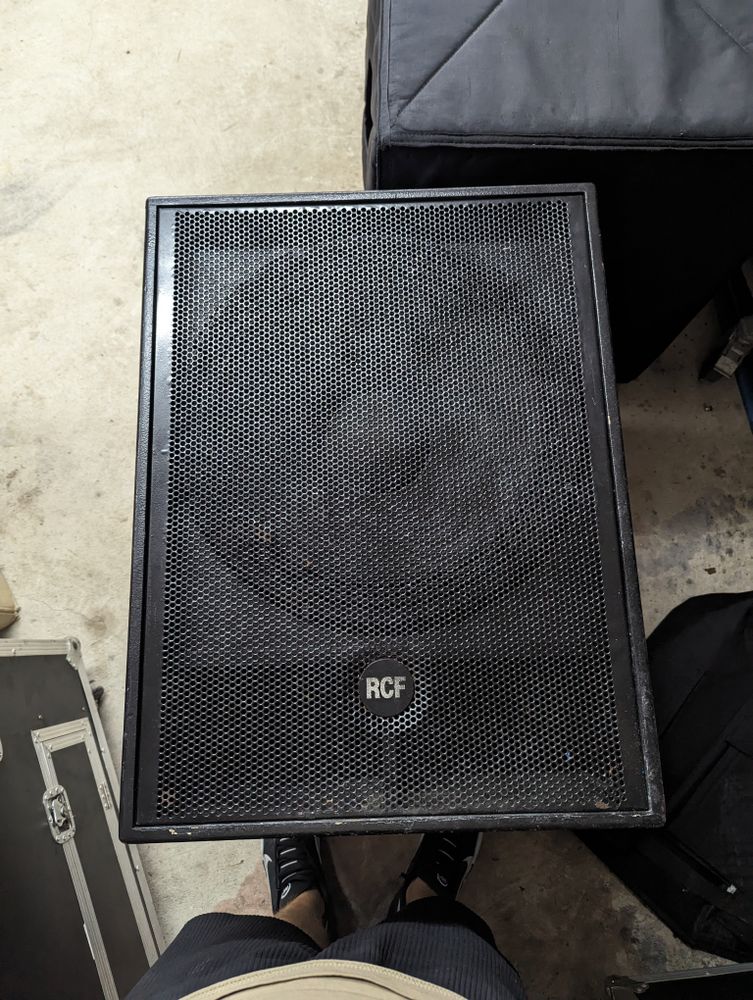 Hire RCF 18inch Subwoofer Speakers (per piece), hire Speakers, near Kingsford