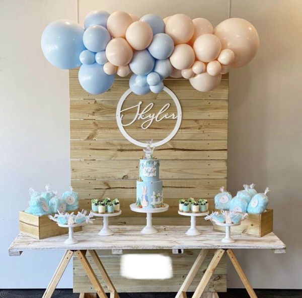 Hire Wooden backdrop with table