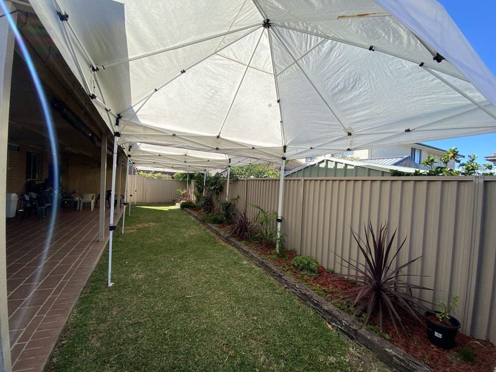 Hire White Gazebos 3mx9m, hire Marquee, near Seven Hills