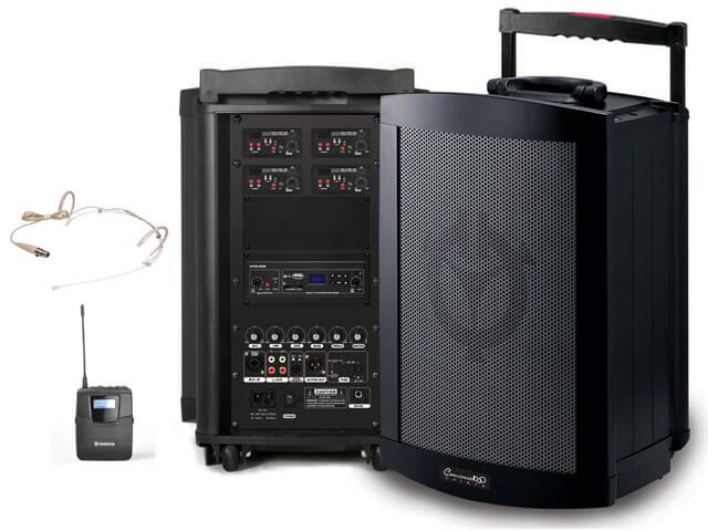 Hire CHALLENGER PORTABLE PA WITH WIRELESS MIC AND HEADSET, hire Microphones, near Acacia Ridge