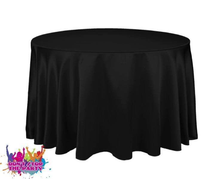 Hire Black Tablecloth - Suit 1.5Mtr Banquet Table, hire Tables, near Geebung