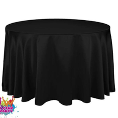 Hire Black Tablecloth - Suit 1.5Mtr Banquet Table