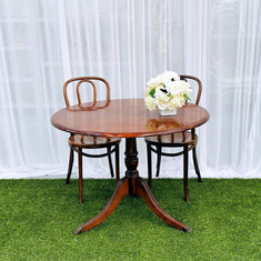 Hire ANTIQUE ROUND SIGNING TABLE, in Cheltenham, VIC