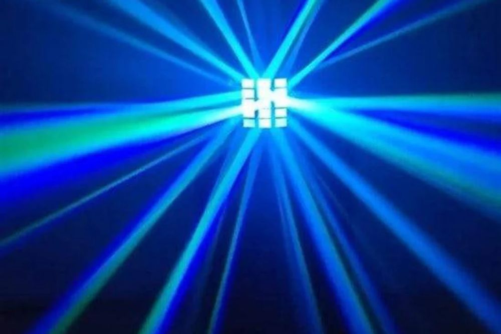 Hire Event Lighting Saber2 3-in-1 Disco Effects w/ Derby, UV & Strobe, hire Party Lights, near Beresfield image 2