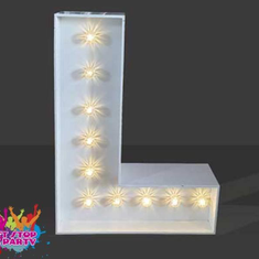 Hire LED Light Up Letter - 60cm - L