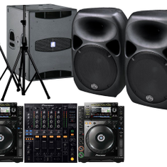 Hire CDJ + SOUND PACKAGE 2