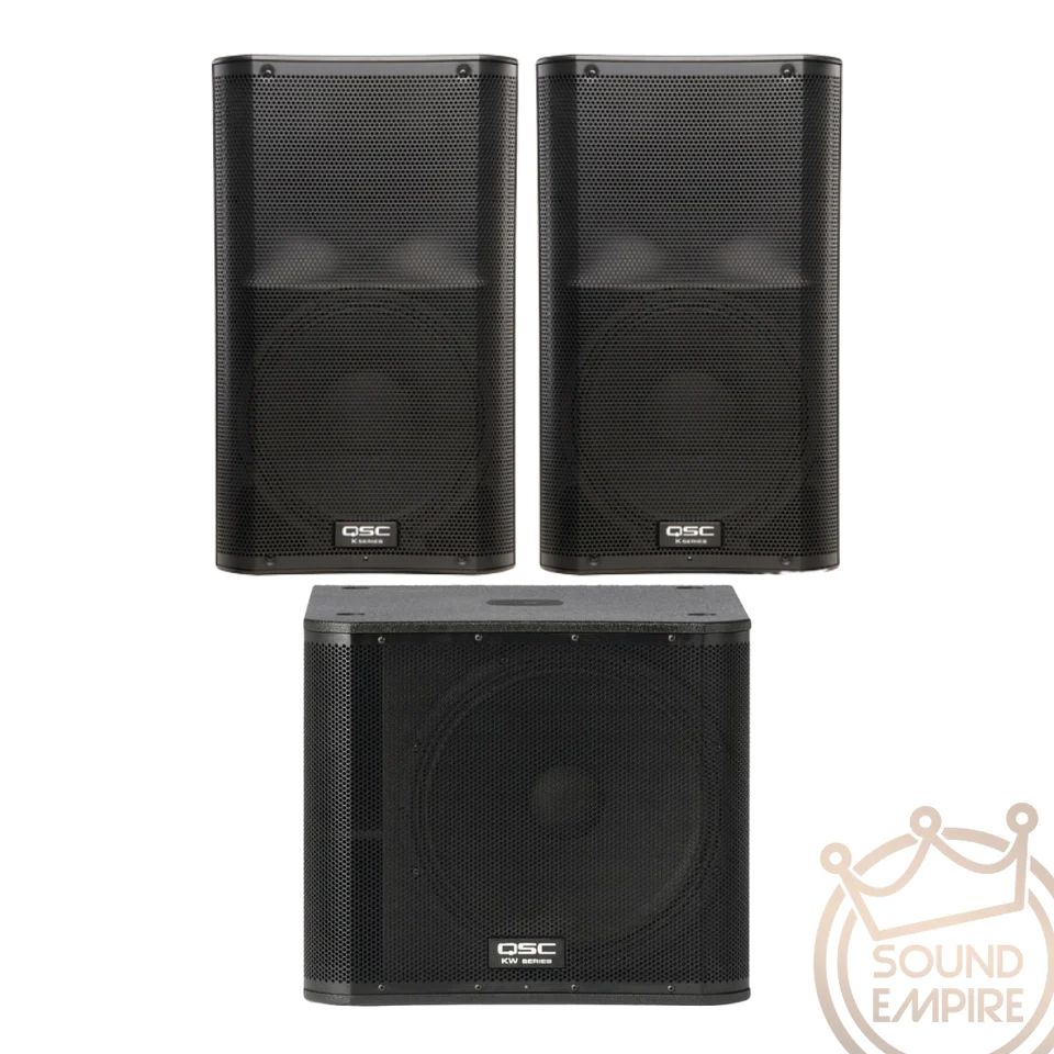Hire QSC 3000 SOUND SYSTEM, hire Speakers, near Carlton